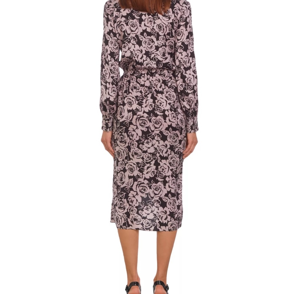 🖤 NWT The Kooples Blooming Roses Midi Shirt Dress | RETAIL $415! - Picture 3 of 8